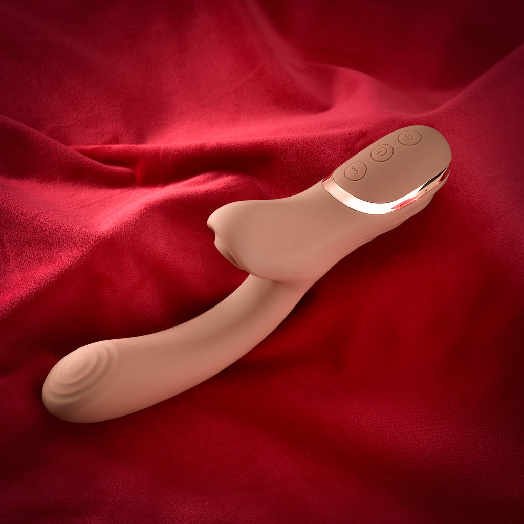 G-Punkt-Vibrator mit Saugfunktion