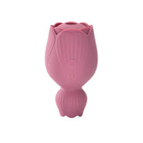 Licking & Suction Rose Vibrator